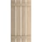Ekena Millwork Rustic Four Board Spaced Board-n-Batten Rough Sawn Faux Wood Shutters, 23 1/2W x 48H, PR SHUBSS23X48RSPR - alternate 8